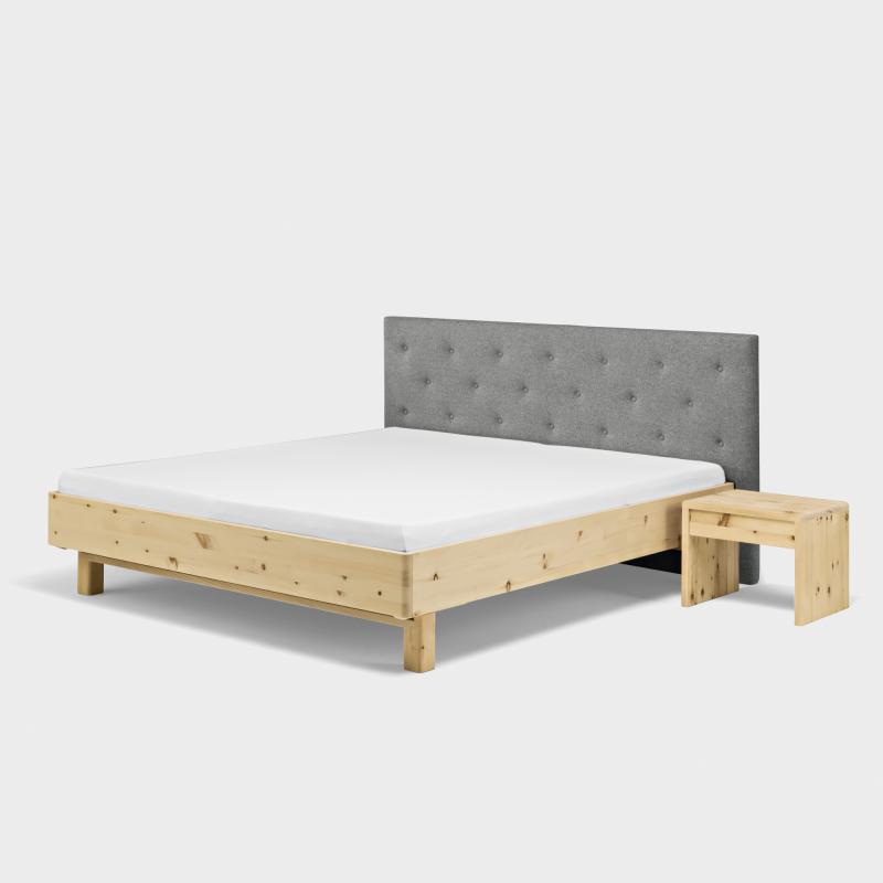 Variables Einzel- und Doppelbett aus Holz 