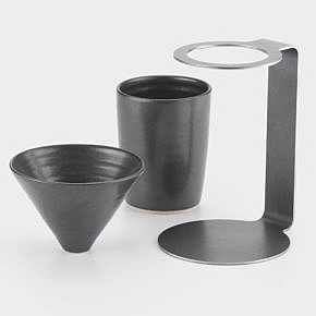 Filterkaffee-Zubereiter für eine Tasse, Keramik