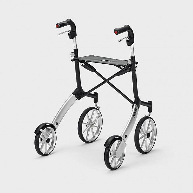Senioren Spazierhilfe - Rollator (leicht, schmal & faltbar) 